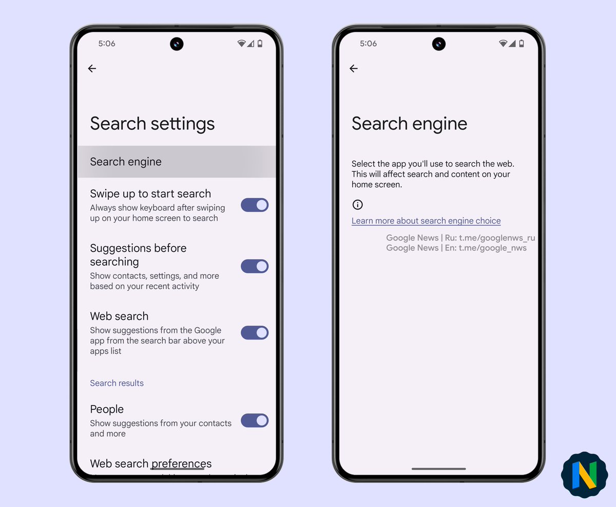 google pixel change default search engine