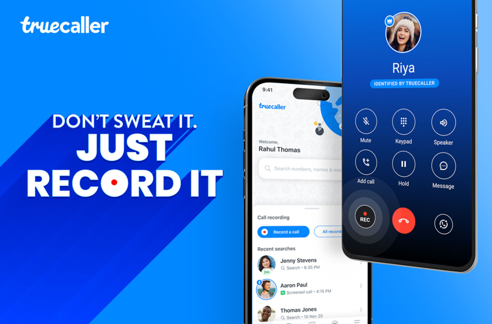 Image of the Truecaller call recording feature 1