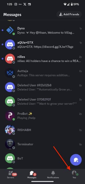 Скриншот приложения Discord при отмене Nitro 2