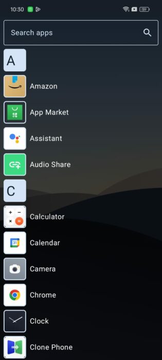 Captura de pantalla de la aplicación para Android Grid Launcher-2