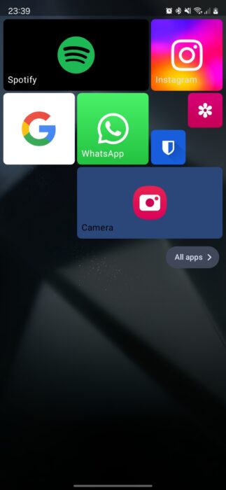 Captura de pantalla de la aplicación para Android Grid Launcher-1