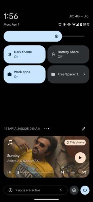 Screenshot of Quick Tiles app for Android-3