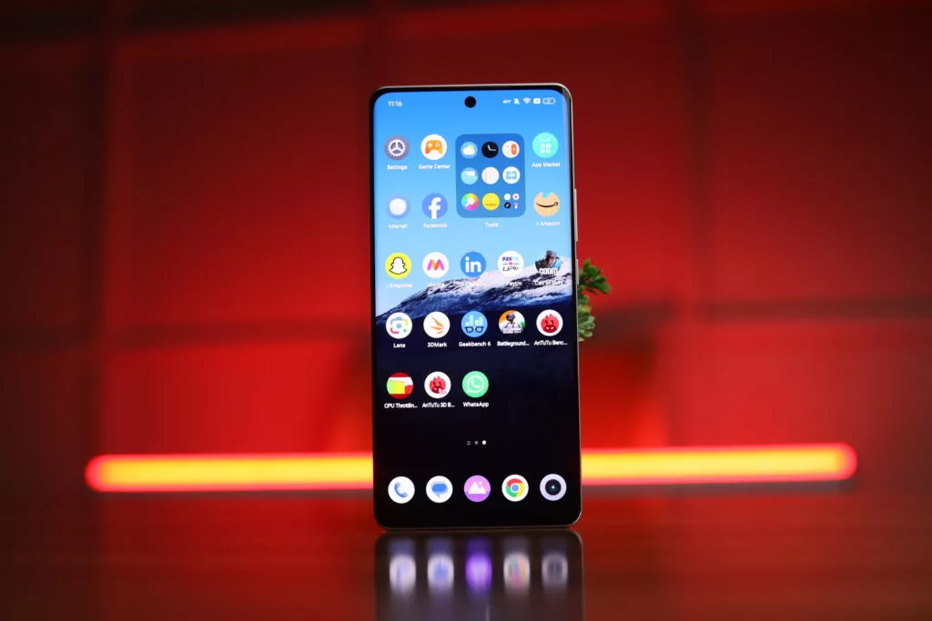 Image of the screen of the Realme GT 6T