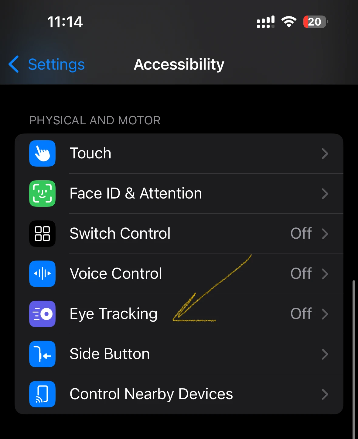 accessibility settings in ios 18