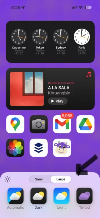 no app icon label in ios 18