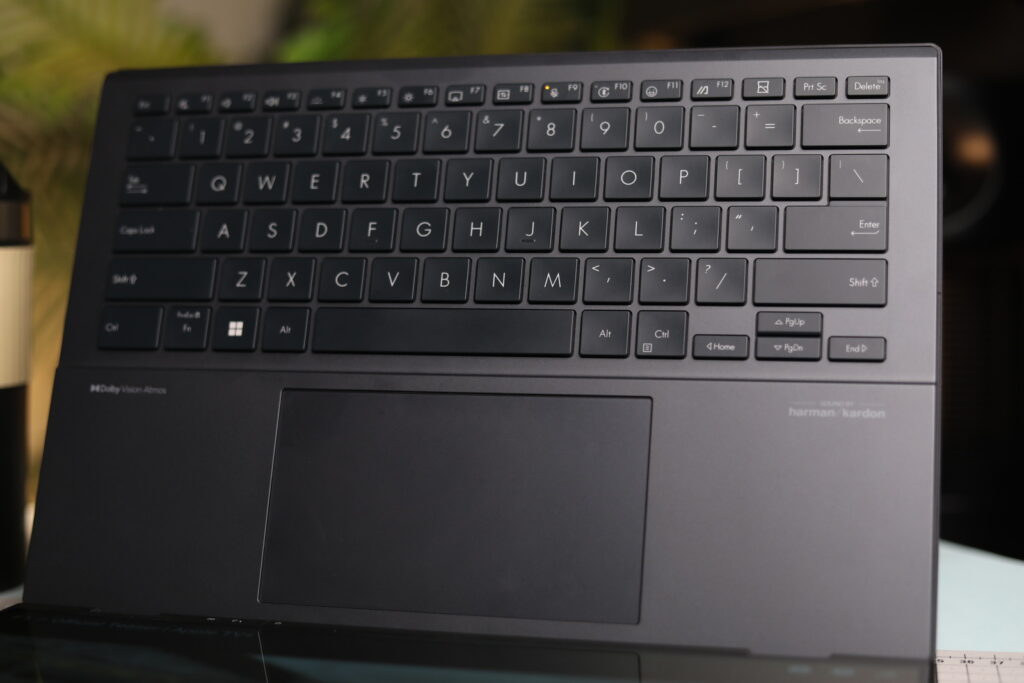 Image of the keyboard on the Asus Zenbook Duo