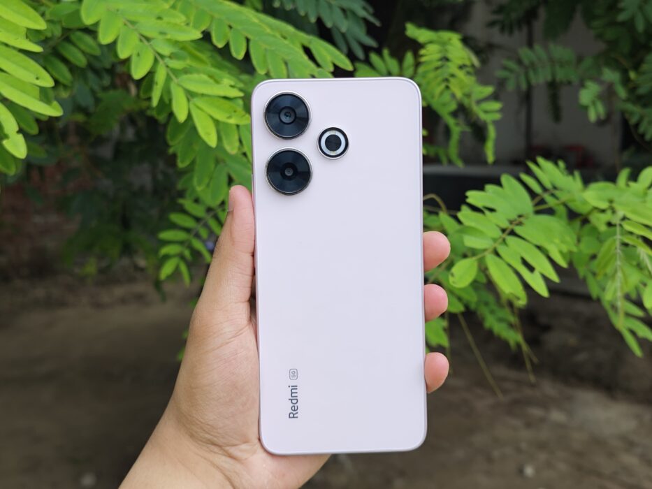 Imagen del diseño trasero del Redmi Note 13 5G