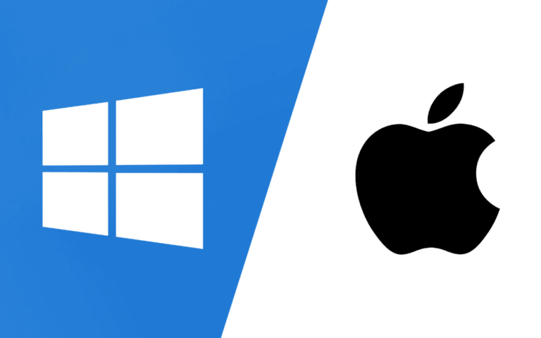 Image of the Apple and Windows logo