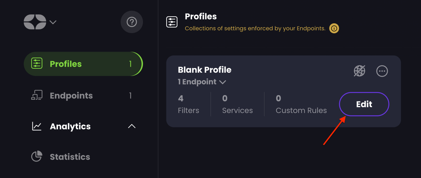 Image of the Profiles section