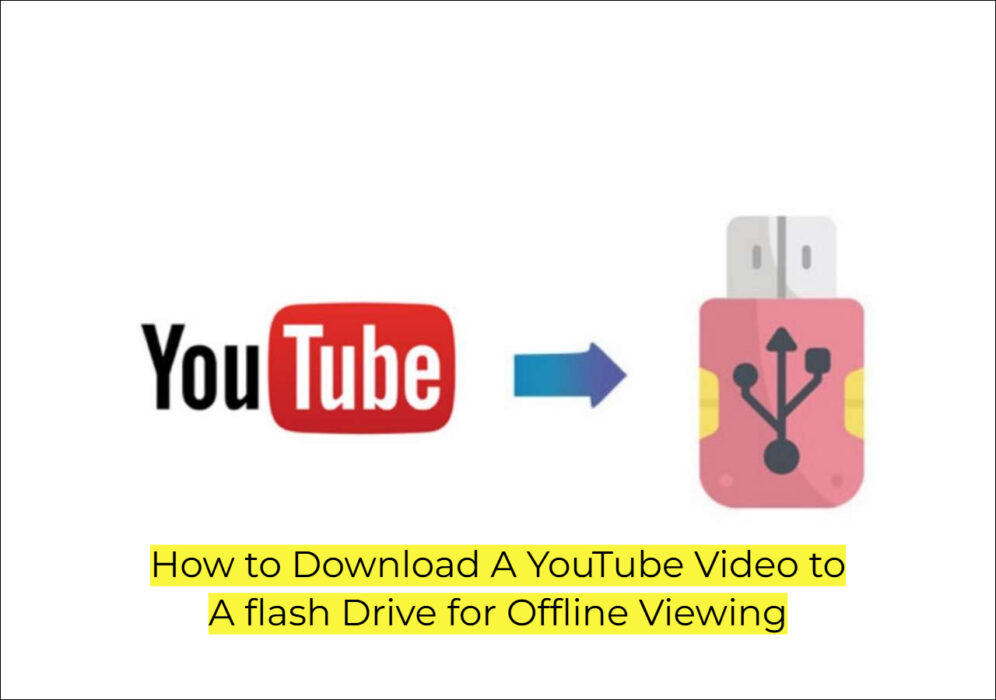 Download a youtube video to a flash drive