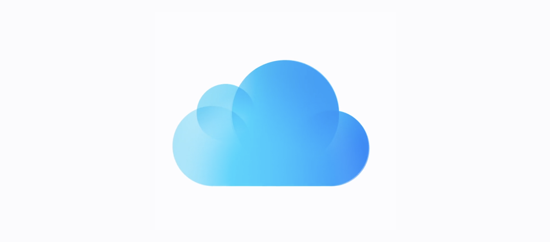 Image of the iCloud logo