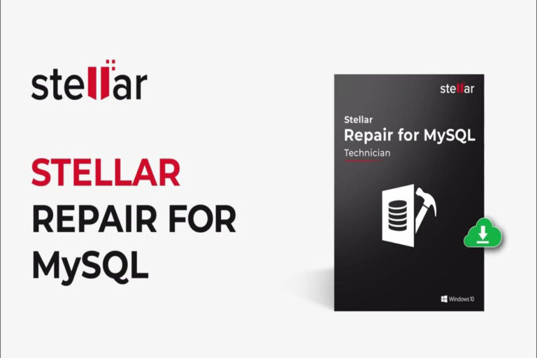 Image of the Stellar Repair for My SQL to fix corrupt My SQL database