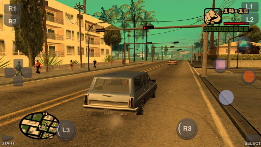 Screenshot of the PTWOE PS2 emulator on Android