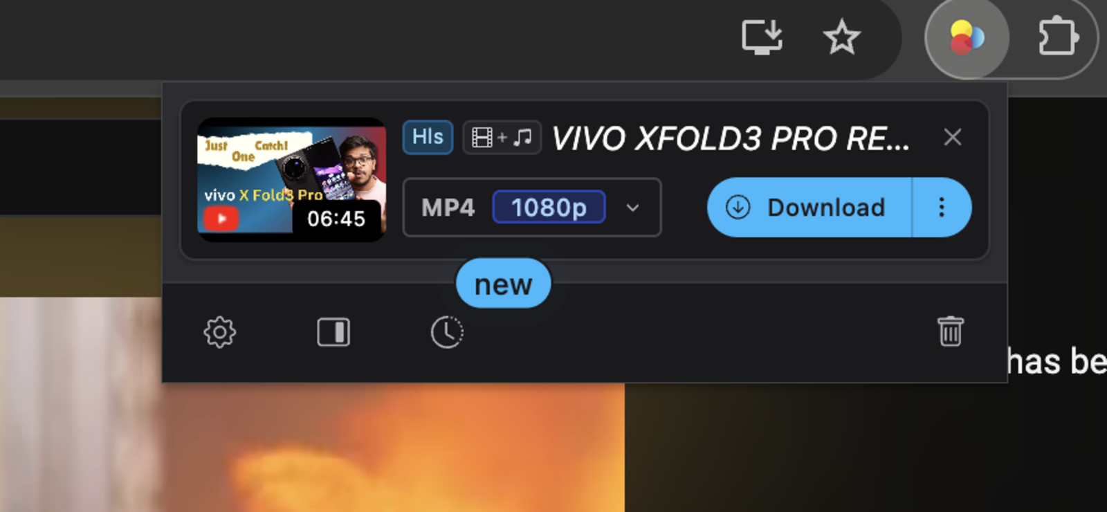 Image of the Video Quality picker