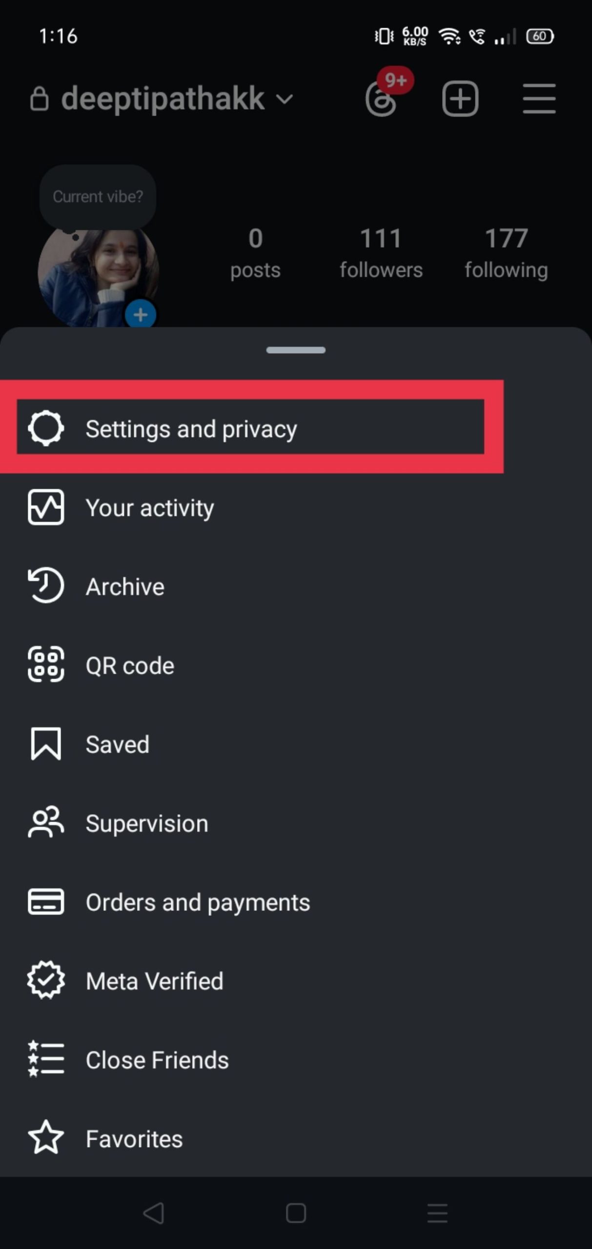 image for Access the Settings Menu