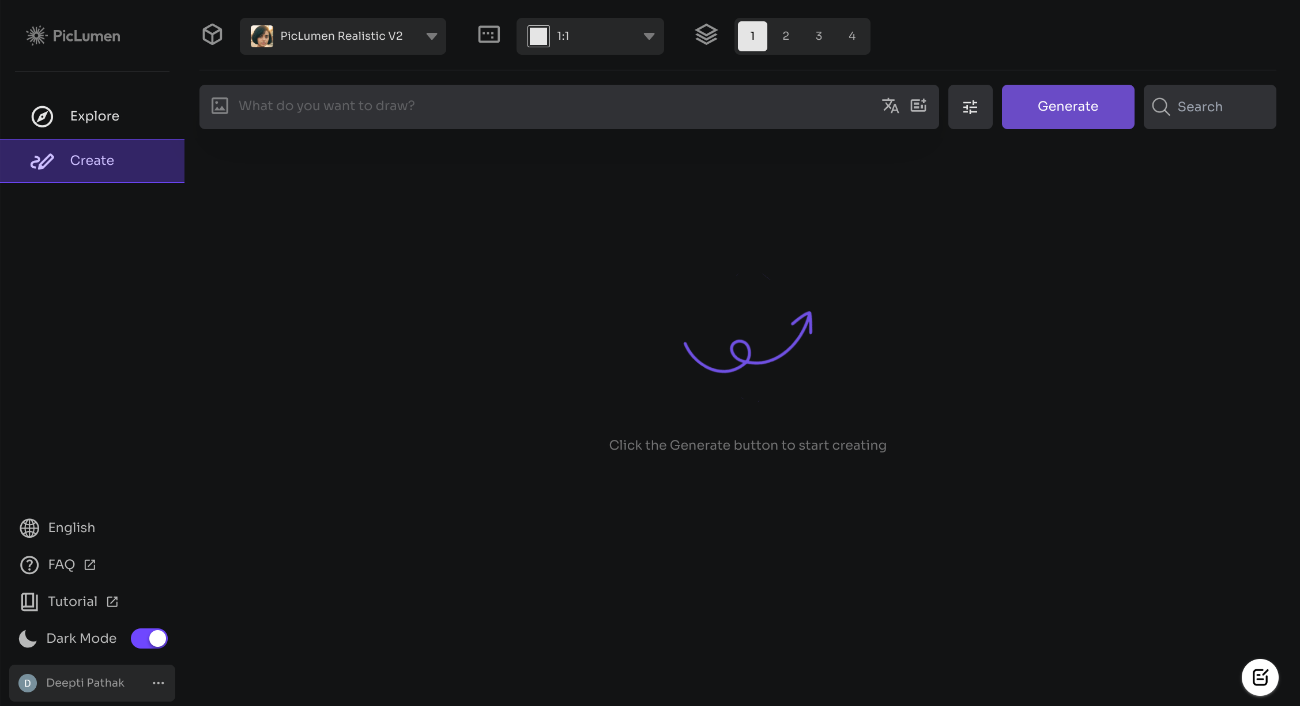 What is PicLumen and How Does Its Free AI Image Generator Work?