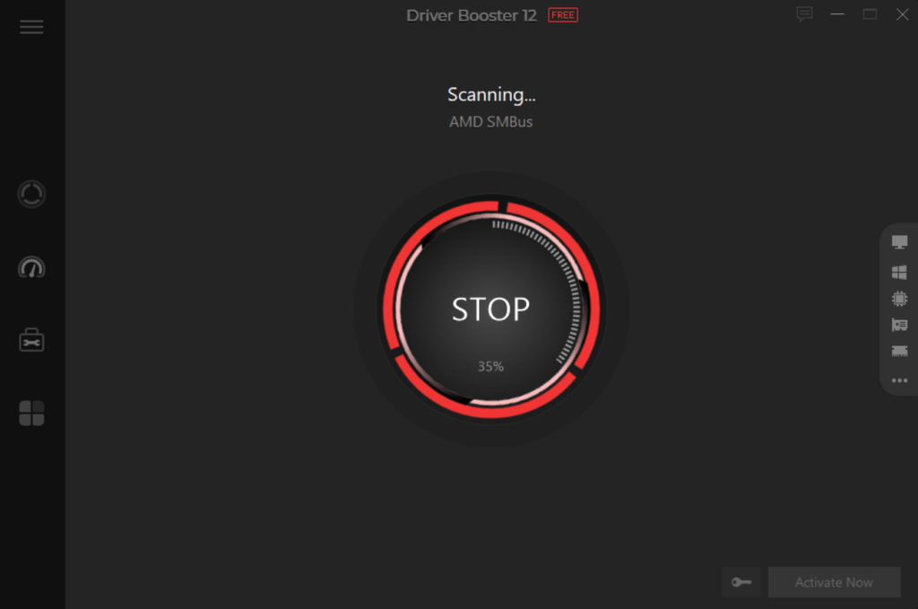 image for Open Driver Booster 12 and run a scan
