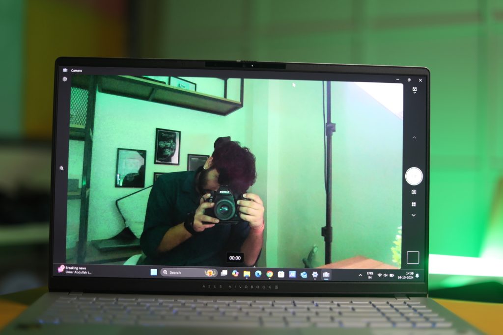 Image of the webcam on the ASUS VIvobook S15