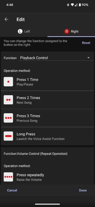 Screenshot of the Sound Connect app-2