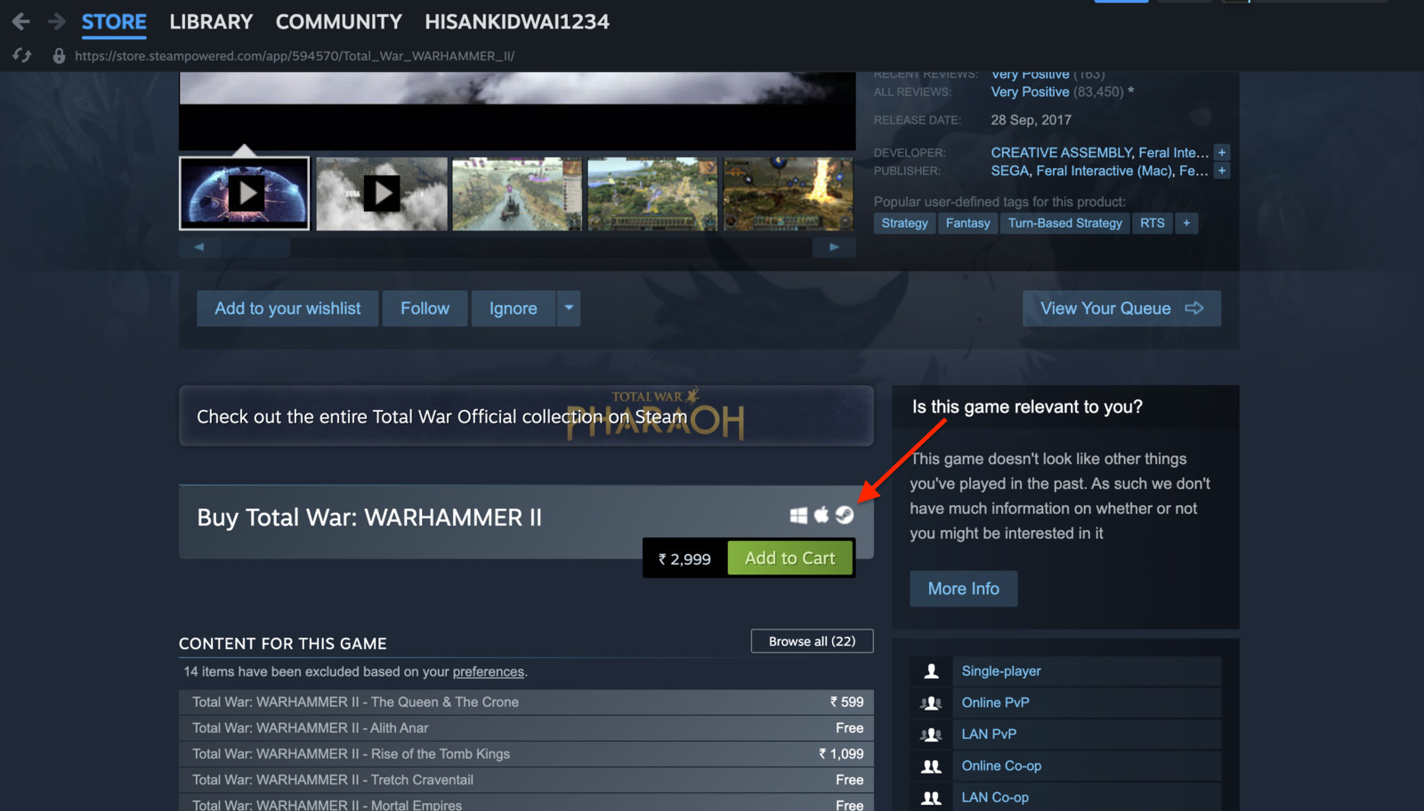 Image of the Steam Deck logo on a game's download page