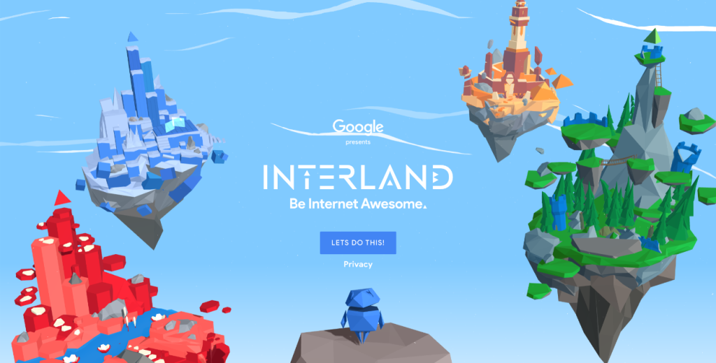 A Google által létrehozott Interland képe 