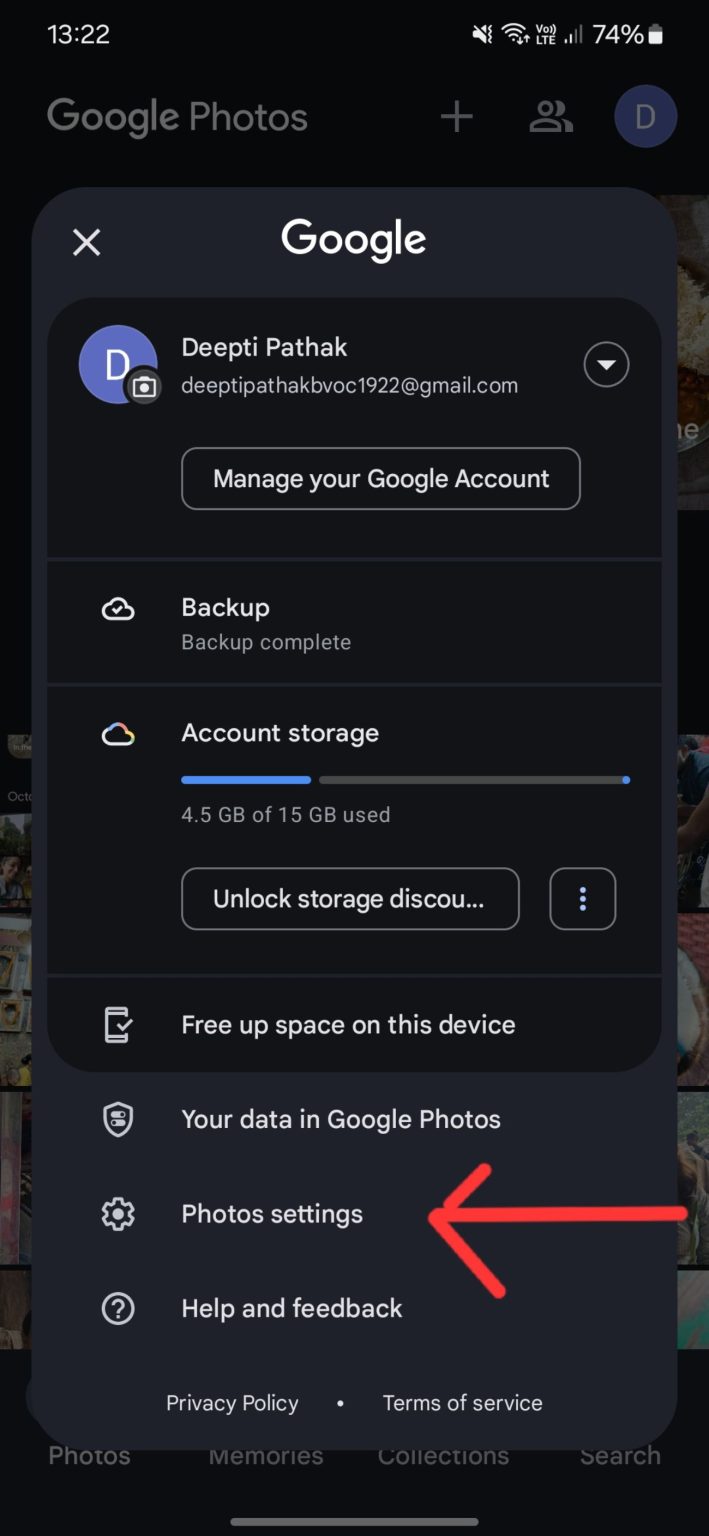 How to stop google photos backup on android and iphone 
