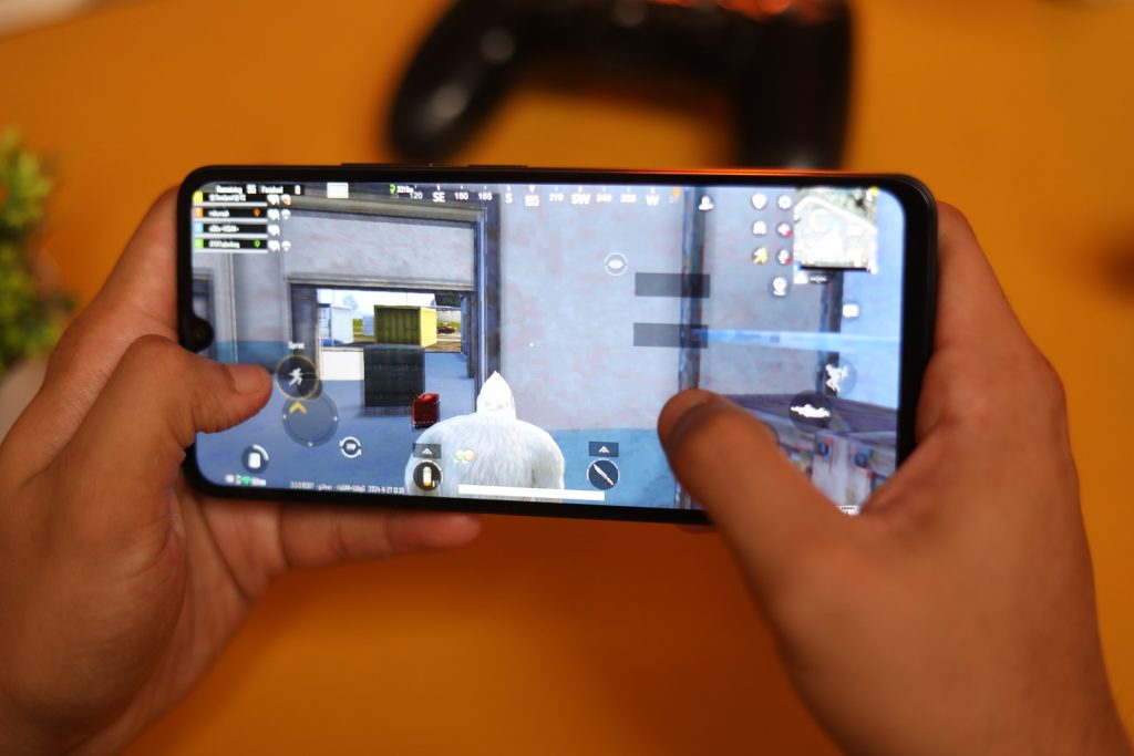 Image of a person playing BGMI