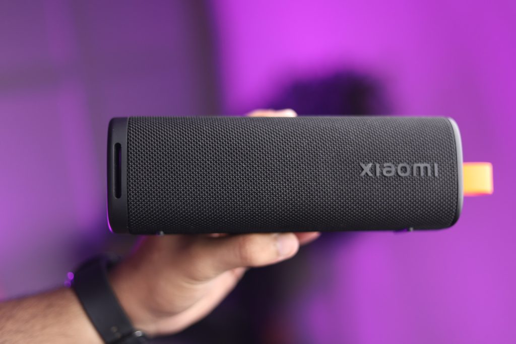 Image of the front of the Xiaomi outdoor speaker 