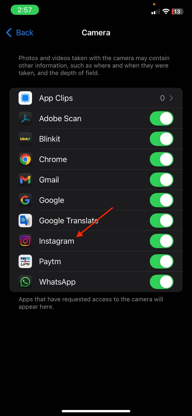 How to Allow Camera Access to Instagram on iPhone Fossbytes
