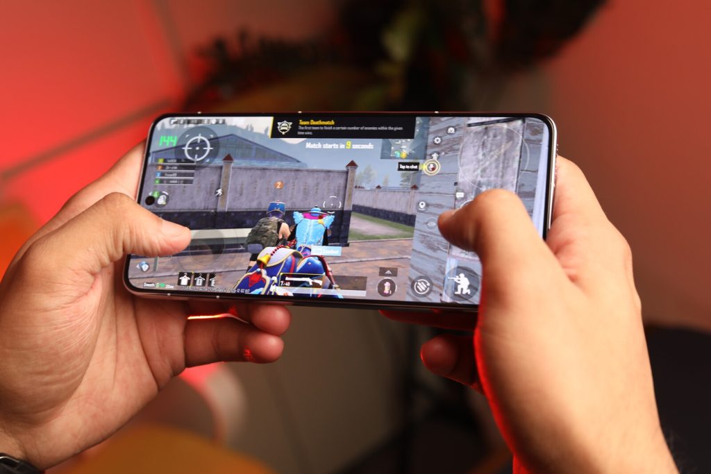 Image of a person playing BGMI