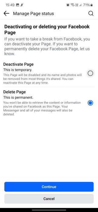 image to Tap Deactivation and Deletion