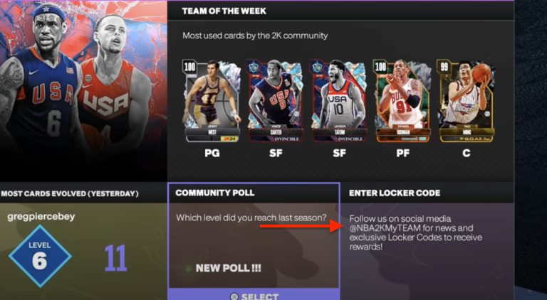 Screenshot of the Enter Locker code section