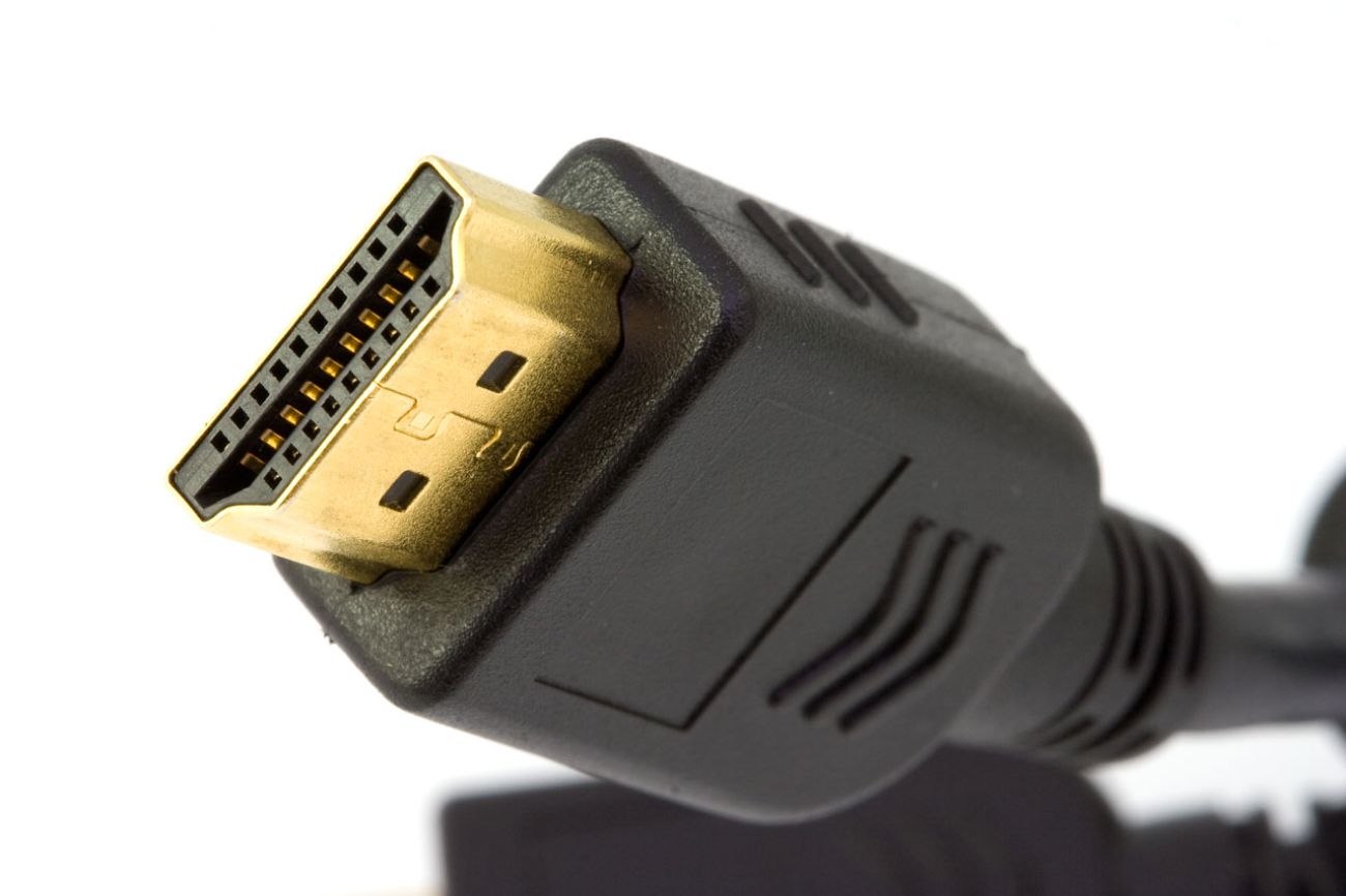 image of of the HDMI cable to connect your iPhone to a Samsung TV