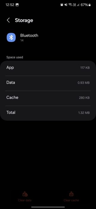 image to Tap Clear Cache and clear data