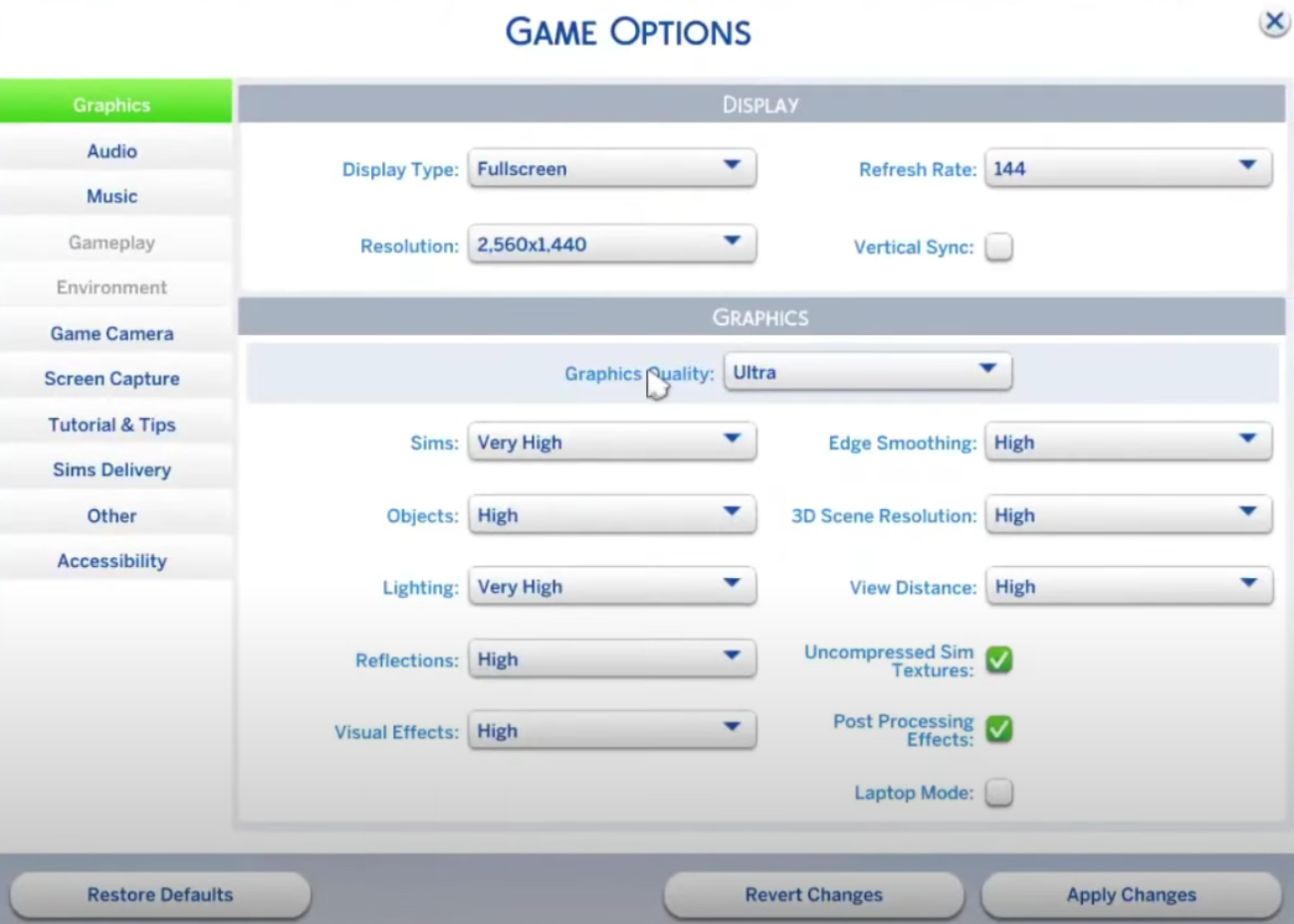 image to image to go to Game Options To Download The Sims 4 Mods