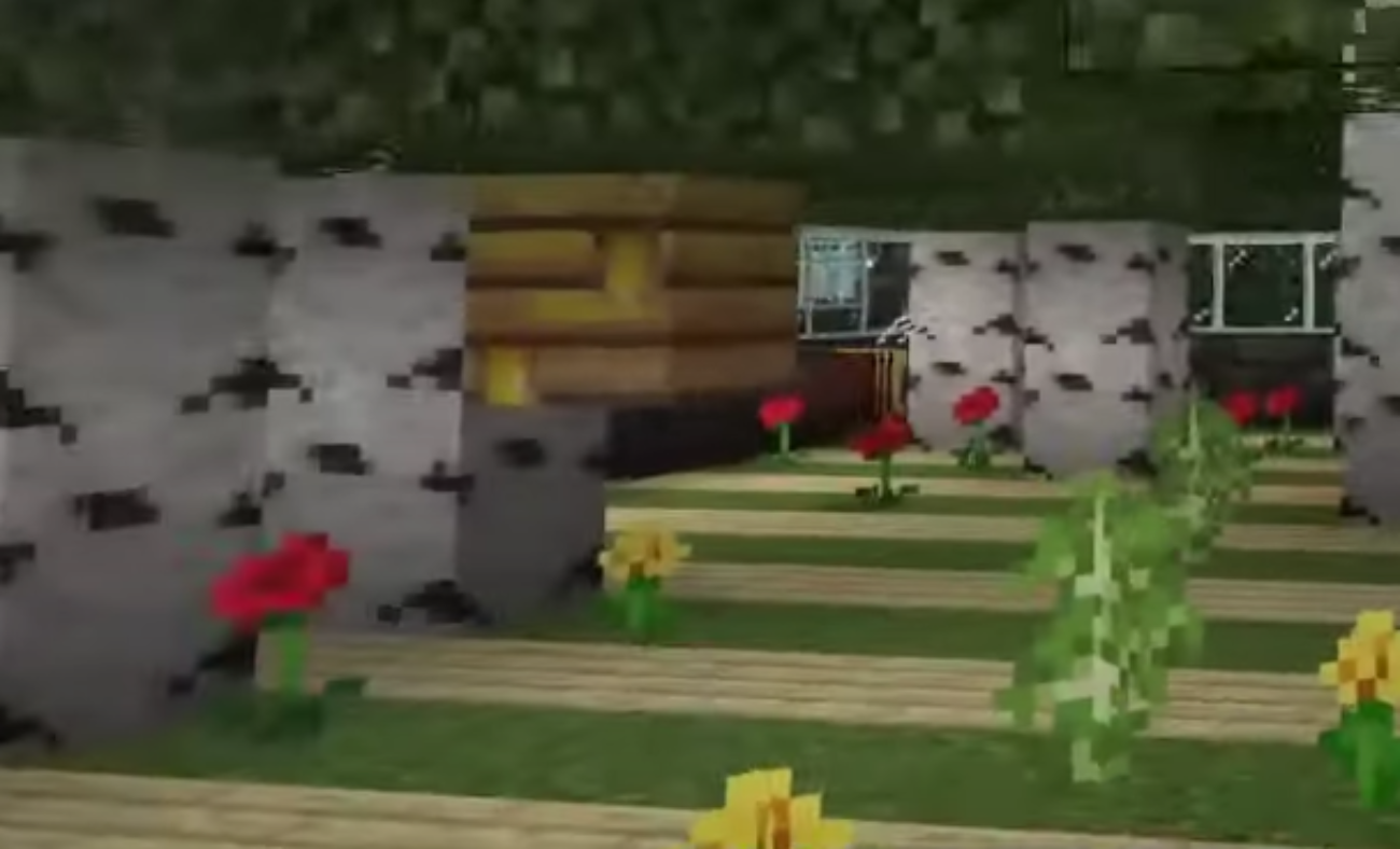 images of bee nest to Find Bees in Minecraft