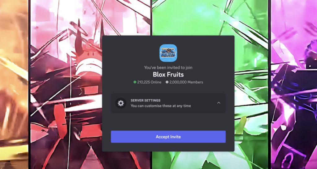 Blox Fruits Discord server