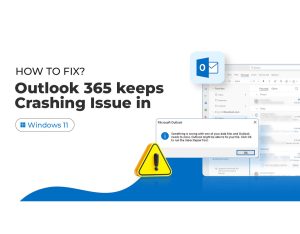 How to fix Outlook 365 keeps crashing error