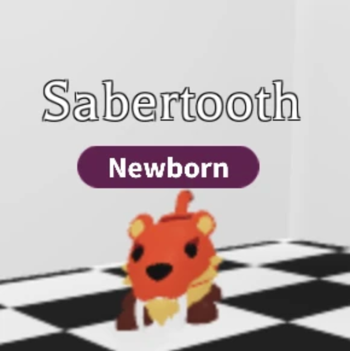 image for Sabertooth rarest pets in Adopt me