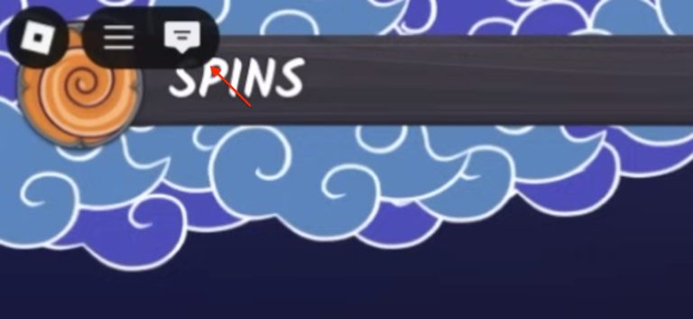 Image of the Menu button to redeem Ninja TIme codes