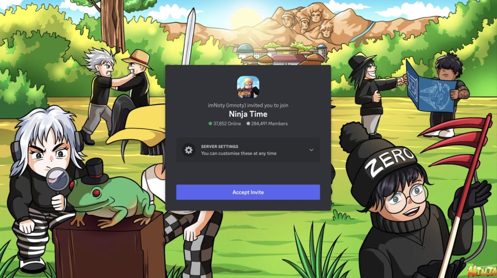 Image of Ninja Time Discord server