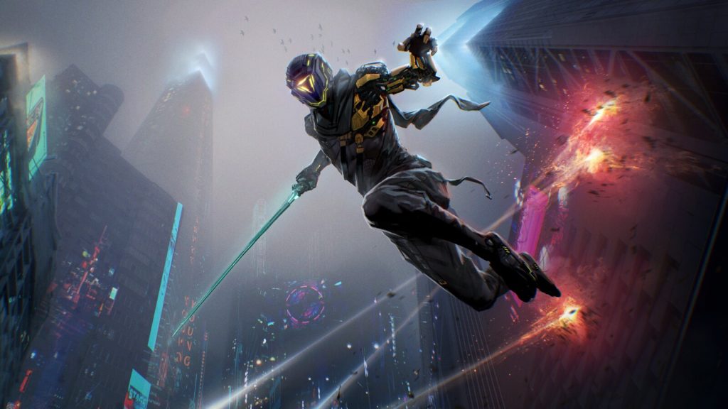 „Ghostrunner PlayStation“ žaidimo vaizdas