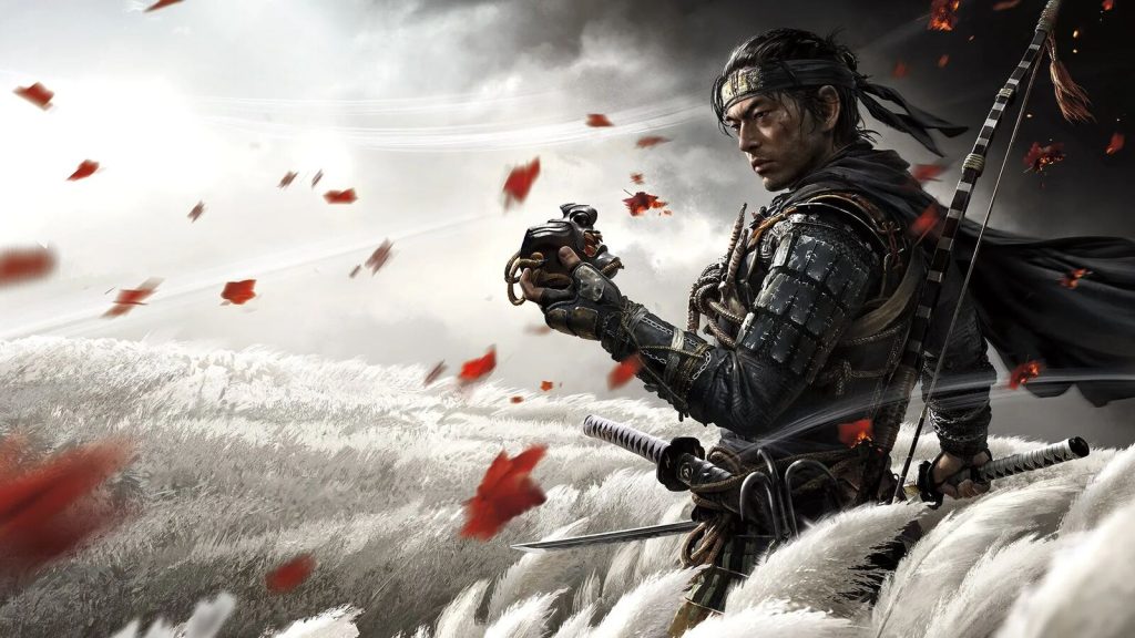 Image of Ghost of Tsushima in the list of best open world games on PS5
