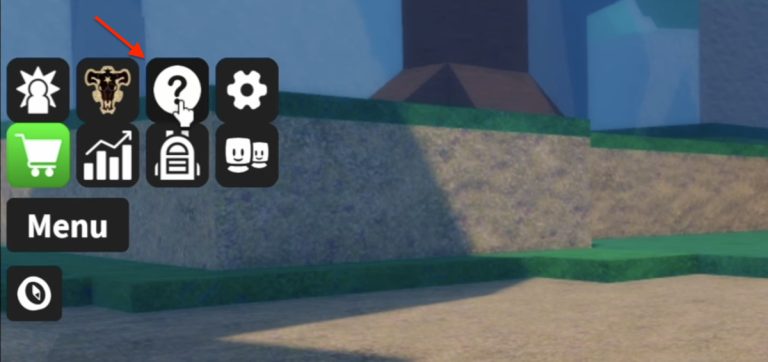 Image of the into button in Grimoires era to redeem codes