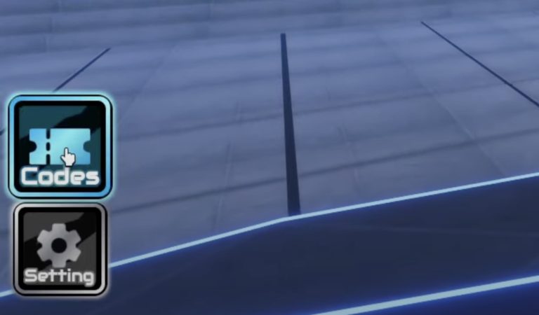 Image of the Codes button in Project Egoist