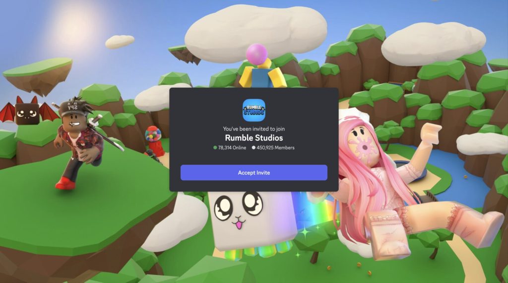 bubble gum simulator infinity discord