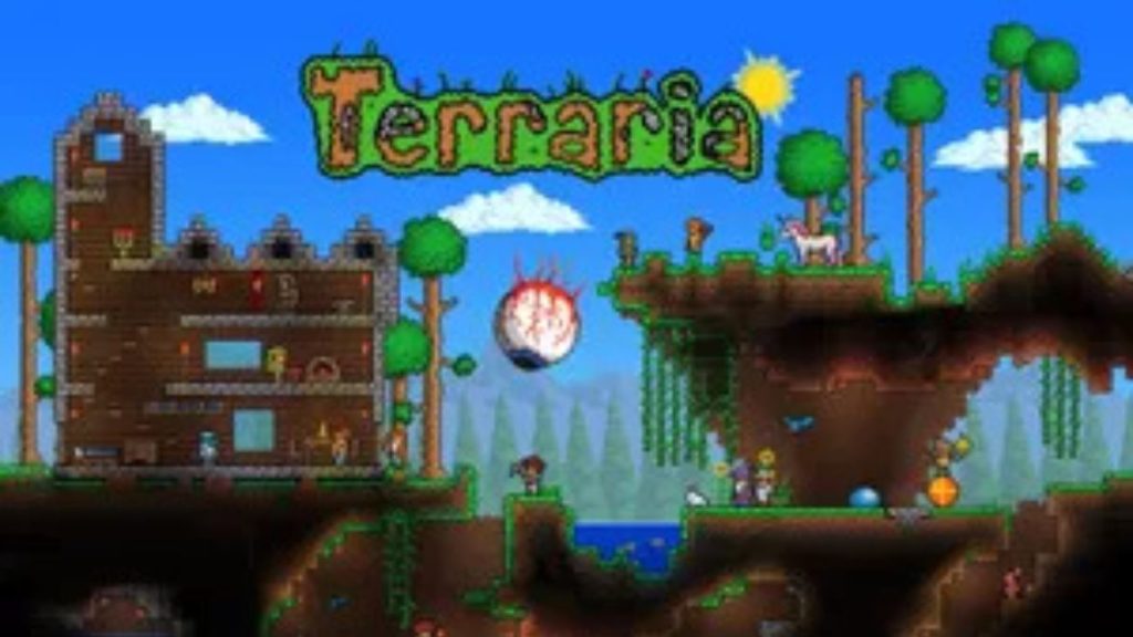 image of terraria games on chromebook