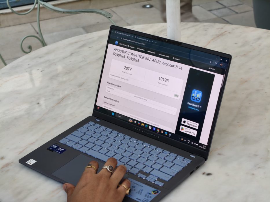 Image of a person working on a laptop