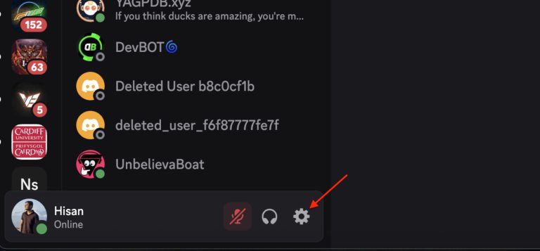 Image to open settings