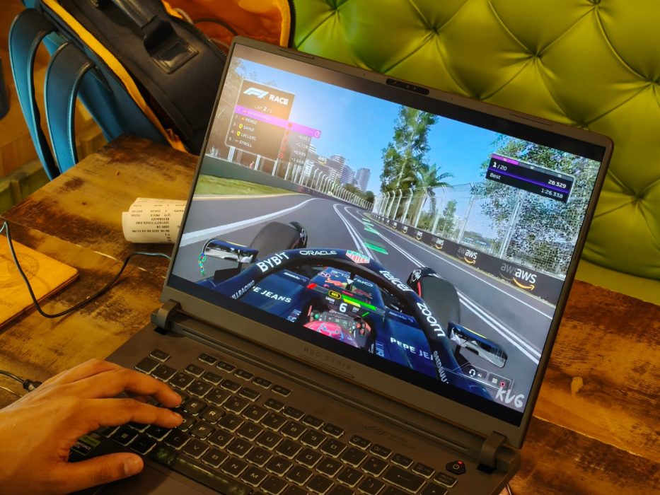 Image of a person gaming